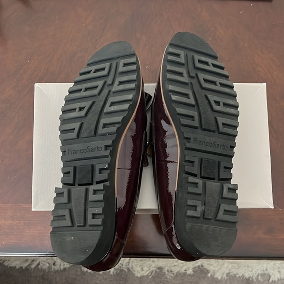 Franco Sarto Carolynn Loafers in Burgundy - Picture 3 of 5